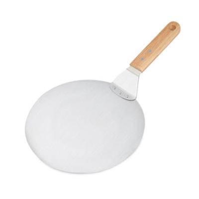 China Viable Factory Wholesale Tool Stainless Steel Pizza Spatula Turner Pizza Cake Baking Shovel With Handle for sale