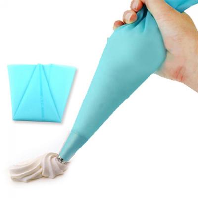 China Sustainable Silicone Decorating Piping Bag For Pastry / Cake / Cupcake for sale