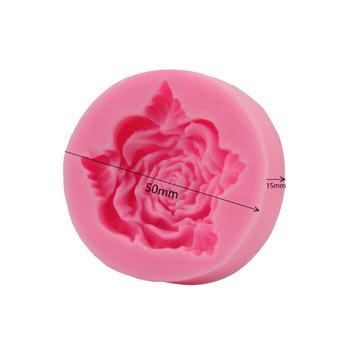 China Disposable Liquid Fondant Cake Mold Silicone Mold DIY Rose Flower 3D Cake Decorating Baking Tools for sale