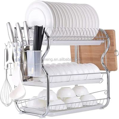 China Durable Stainless Steel Kitchen Dish Rack Dish Rack Dish Wire Display Rack for sale