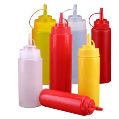 China Empty BBQ Chili Hot Sauce Plastic Bottle Frying Oil Squeeze Tomato For Ketchup for sale