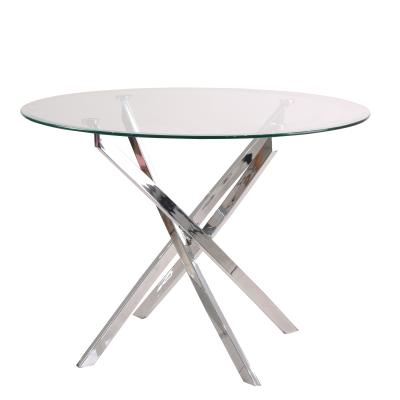 China Convertible Glass Dining Table Round Dining Table Dining Table for sale