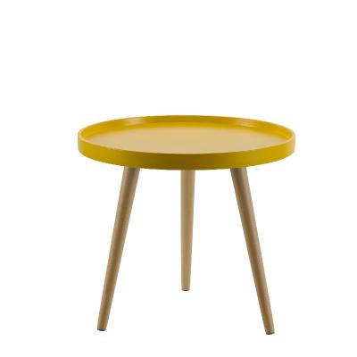 China High Quality Home Furniture PP Top Coffee Table Environment Friendly Design Of New Round Plastic Table for sale