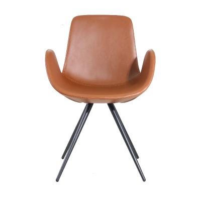 China Nordic Adjustable Fabric Seat Chair Living Room Modern Design PU Leather Chair Leisure Armchair (Other) Comfortable Armchair for sale