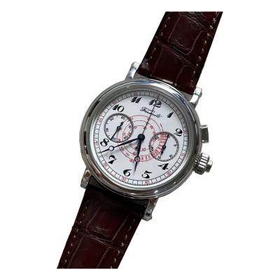 China Stainless Steel FARASUTE Archimedes Movement Chronograph Replica ST19 Watch Leather Manual Mechanical Watch Male for sale