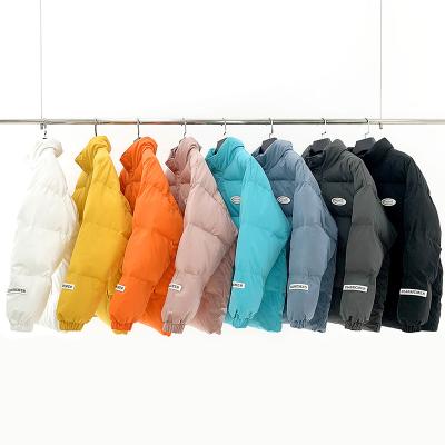 China OEM viable solid color men and women winter tops thick jacket coat fashion plus size mens coats for sale