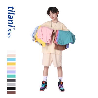 China Anti-wrinkle Boys Summer Clothing Sets 2pcs Shorts Sleeve T-shirt Shorts Casual Kids Clothes Set for sale