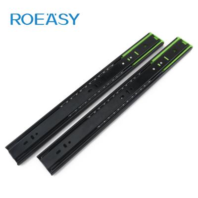 China Modern double ROEASY 45mm spring soft-closing ball bearing drawer slide 4515LOCK model 1G for sale