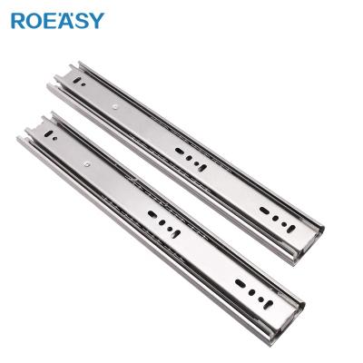 China ROEASY 45MM Telescopic Handle 1.0*1.*1.0MM Stainless Steel Ball Bearing Full Extension Modern Drawer Slide for sale