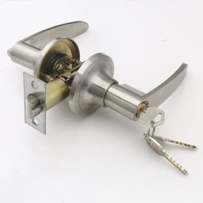 China Roeasy Modern Zinc Alloy Lever Latch Tubular Passage Door Handle Lock for sale