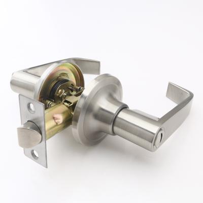 China Roeasy Modern Zinc Alloy Lever Lock Latch Passage Door Handle Tubular Lock For Door for sale