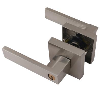 China Roeasy Modern Zinc Alloy Lever Lock Entry Door Handle Tubular Lock for sale