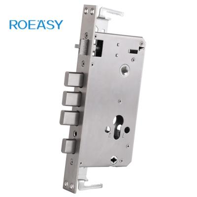 China ROEASY EN 60*68 Smart Door Lock Mortise Lock Body Europe Stainless Steel Customization Body 6068# 8*8mm for sale