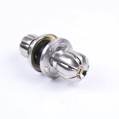 China Modern High Quality Zinc Alloy Cylindrical Type 3810 SS-ET Roeasy Door Knob Lock Bedroom Door Lock for sale