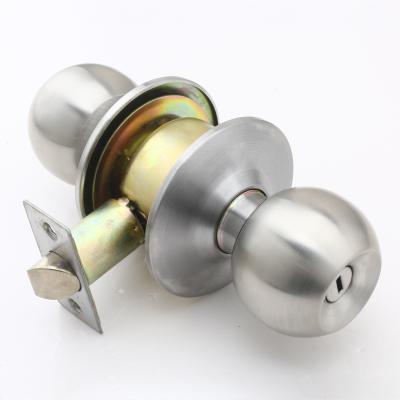 China Modern Stainless Type Door Knob Door Lock Cam Roeasy Steel Ball Lock Cylindrical Lock for sale