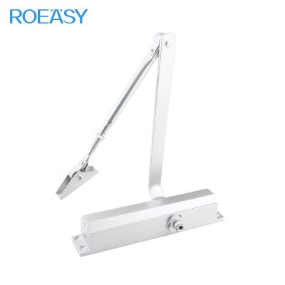 China Modern Aluminum Exterior Mounted Roeasy Safety Door Closer Automatic Fire Closing Spring Rated Hardware for sale