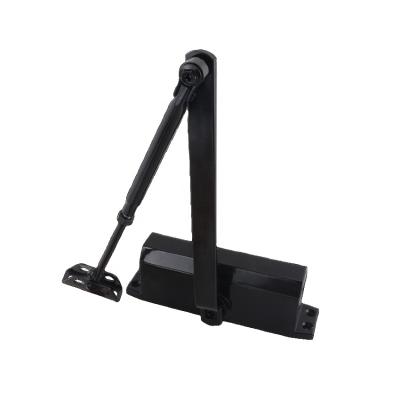 China Roeasy A-061 Matt Black 45-60kg Modern Aluminum Hydraulic Heavy Duty Automatic Door Closer With Sliding Arm for sale