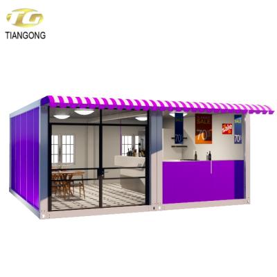 China Economic Prefab Moving Portable Car Park Container House Factory Price for sale