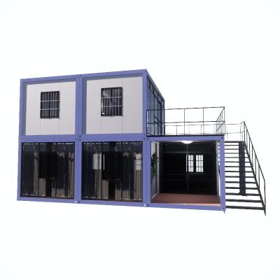 China Luxury Chinese Shipping Container Carport 20 Feet Prefab House For Hotel for sale