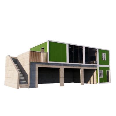 China Modern low cost prefab container light steel dormitory container hotel prefab housing price for sale