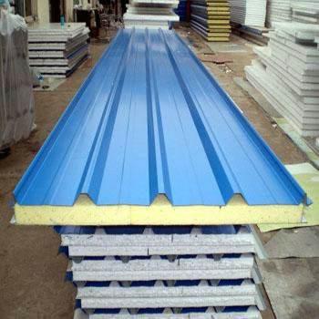 China High Quality Low Cost Hotel EPS Roofing Materials / Fireproof Rock Wool Roof Sandwich Panel for sale