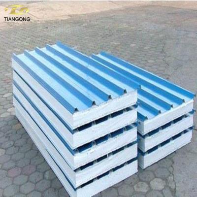 China Hotel Low Price Insulated Cold Room EPS Panels Sandwich Panels For Roof And Wall for sale