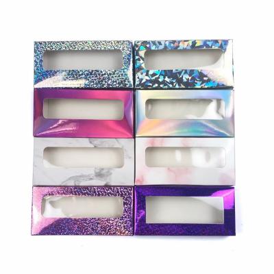 China Popular Paper Wick Box Wick Wrapping Eyelash Paper Box Pink Cheap Package for sale