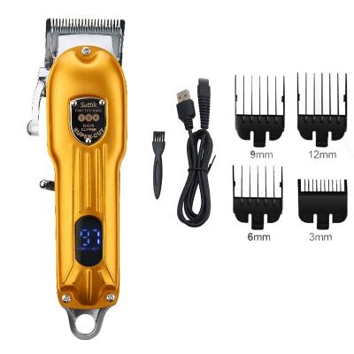 China Cordless Trimmers Barber Haircut Trimmer Professional Men's Garage Hair Beard Shaver Cutter for sale