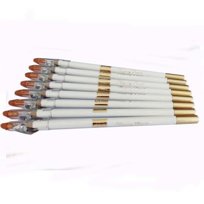 China Waterproof European High Quality Wood Nail Whitener Eyebrow Lipliner Eyeliner Eyeliner Cosmetic Pencil for sale