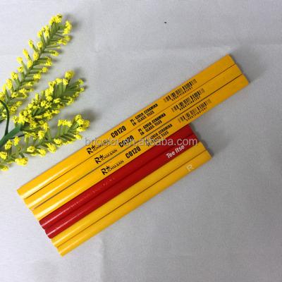 China Carpenter Pencil GOOD QUALITY COLORFUL LEAD WOODEN CARPENTER PENCIL for sale