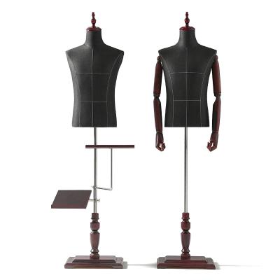 China Other Male Cloth Mannequin Upper-Body Suit Window Display for sale