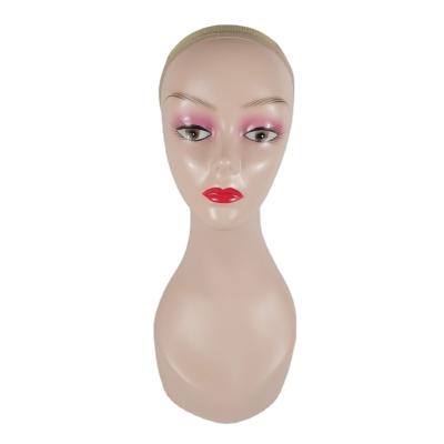 China Factory direct price plastic head mannequin professional manufacture display mannequin for wig made in china for sale