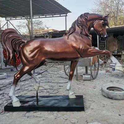 China Modern Horse Sculpture Fiberglass Material for sale