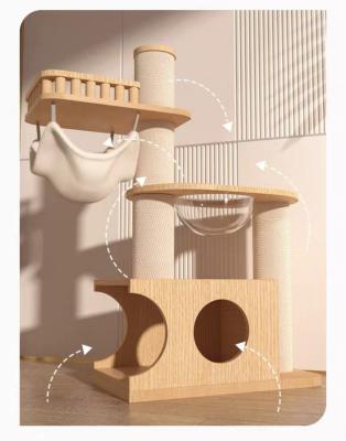 China Viable Cat Climbing Stand with Toys for Small Medium Kittens Play Rest for sale