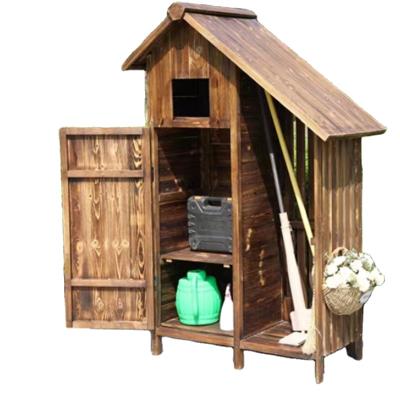 China Easily Assembled Outdoor Wooden Waterproof Garden Storage Shed Tool House For Sale Garden Cabinets Storage House à venda