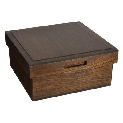 China Japan Customized Arts And Crafts Small Rectangle Elevator Wooden Box Top Wood Opens Wooden Boxes for sale