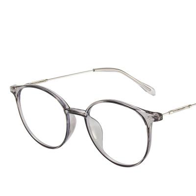 China New Fashion Anti-Blue-Ray Eyewear Fashionable Women Retro Optical Frame Myopia Men Glasses Frame Trend Optical Computer Transparent Universal Glasses for sale