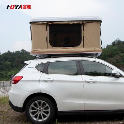 China Large Size Outdoor Camping Camouflage Game Tent / Field Car Tent 2-3 Person Hard Shell Roof Top Tent For Sale for sale