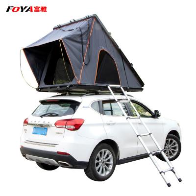 China Camouflage game FOYA 2021hard top shell roof tent car/field car top shell tent 4 person shell top hard top hard shell roof for sale