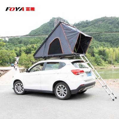 China Best Waterpoof car top tent triangle top tent vehicle side car tent aluminum trailer top roof for camping for sale