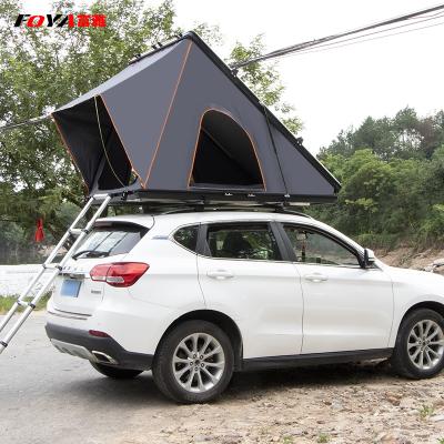 China Quick Open Top Shell Camping Tent 3-4 Person Outdoor Hard Top Heavy Duty Roof Tent And Roof Top Insulations for sale