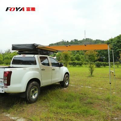 China UV-Resistant Summer Car Awning Sunproof Size Quality Vehicle Roof Top Side Tent Shade With Waterproof Carry Bag for sale