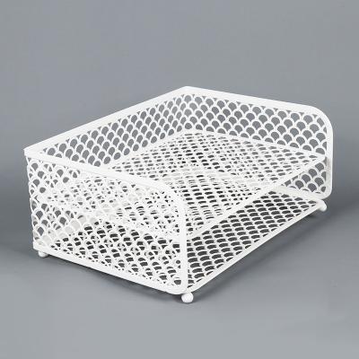 China Metal Mesh Desk Organizer Tray School Office A4 Paper Tray Rack for Organizing Files, Papers, Bills, Folders, Letters for sale