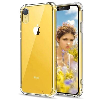 China 1.0mm PC clear acrylic tpu shockproof phone case with air cushion for iphone 78 plus max xr 11 xs pro many models available for sale