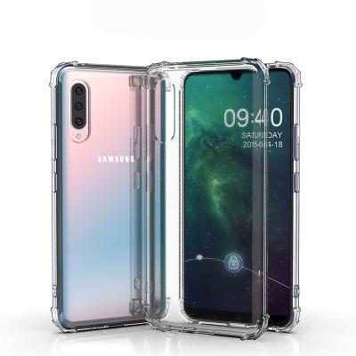 China Transparent Anti-fall TPU Case For Samsung Galaxy A90 5G A70 A60 A50 A40 A30 A20 Soft Clear Mobile Phone Cover Bumper Case for sale