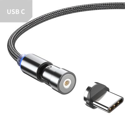 China Strongest product 3A charging magnet charger usb type C data cable magnetic charging fast cable mobile phone for sale