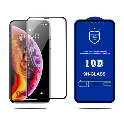 China Wholesale Mobile Phone 9h Tempered Glass Screen Protector For iPhone 9D 10D 5D 3D Tempered Glass for sale