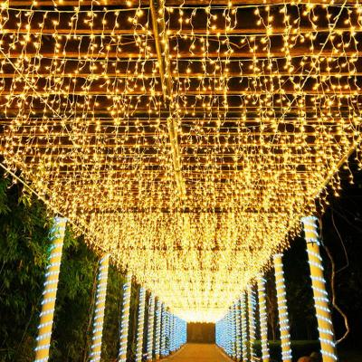 China Ice bar light 5m Christmas wreath LED curtain ice bar light sagging 0.4-0.6M AC 220V Garden Street outdoor decoration holiday wire light for sale