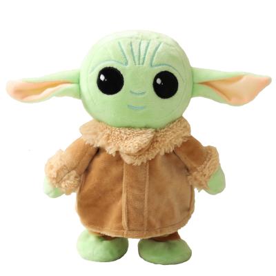 China Children Kids Plush Toys 20cm Plush Baby Yoda Toy Doll Talking Walking Nodding Party Supplies Softly Filling Decoration Gifts For Kids for sale