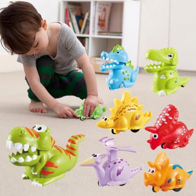 China Amazon Hot Selling For Cartoon Pressing Dinosaur Toy Inertia Sliding Interactive Barrier-Breaking Stall Kids Activity Gift Hot 83*33*43CM for sale